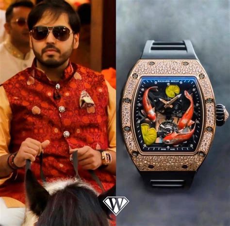 richard mille anant ambani watch|mukesh ambani watch price.